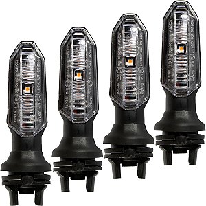 Kit 4 pisca led CB250F Twister 2019 em diante Universal CG125 CG150 CG160 Fan Titan Start 2014 em diante