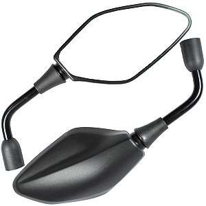 Retrovisor espelho moto MT03 MT07 MT09 Tracer900 GT XTZ1200 Super Tenere Lente Plana Haste Yamaha Par