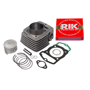 Kit motor cilindro completo KMP Premium anel Rik NXR150 Bros OHC CBX150 Aero NX150