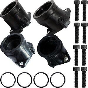 Kit 4 coletores de admissão CBX750F Four Indy 7 galo 1986 a 1994 Número 1 2 3 4