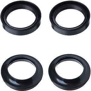 Kit retentor de bengala garfo NX400 Falcon XRE300 com guarda pó
