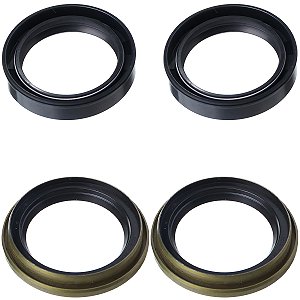 Kit retentor de bengala garfo XR250 Tornado 2001 a 2008 com guarda pó
