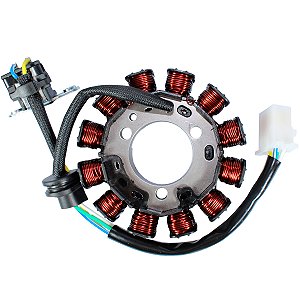 Estator gerador magneto completo CG150 Fan TItan Cargo 2009 a 2013