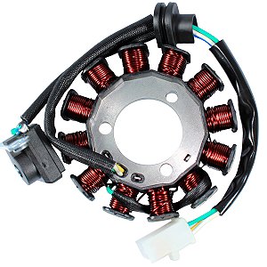 Estator gerador magneto completo CG125 Fan 2009 a 2015
