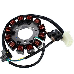 Estator gerador magneto completo NXR150 Bros Mix Flex 2009 a 2015