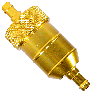Filtro de combustível gasolina moto universal até 400CC alumínio colorido
