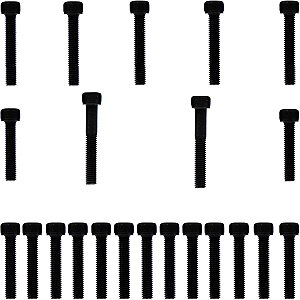 Kit parafusos aço liga tampa motor lateral esquerda+direita XT225 1996 a 2006 TDM225 1997 a 2005