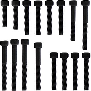 Kit parafusos aço liga tampa motor lateral esquerda+direita Biz100 2013 a 2015 / C100 Nova Honda