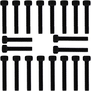 Kit parafusos aço liga tampa motor lateral esquerda+direita Biz110I Pop110I 2016 em diante Biz110 Pop110 Honda