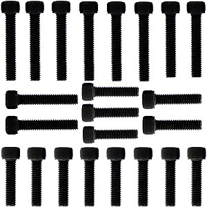 Kit parafusos aço liga tampa motor lateral esquerda+direita Biz125 2006 KS/ES/EX/+ em diante Honda