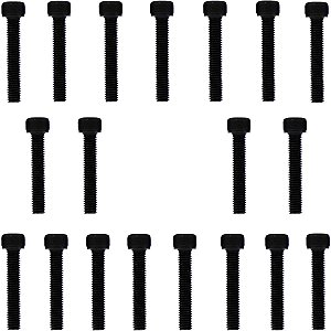 Kit parafusos aço liga tampa motor lateral esquerda+direita CB400 1980 a 1983 CB450 1984 a 1994 Honda