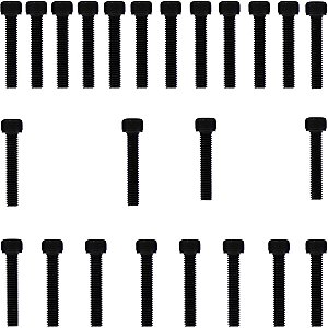 Kit parafusos aço liga tampa motor lateral esquerda+direita CBR600F 1999 a 2003 CBR600 Honda