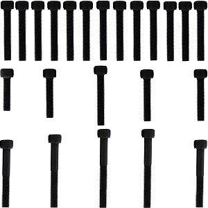 Kit parafusos aço liga tampa motor lateral esquerda+direita CBX150 Aero 1988 a 1993 NX150 1988 a 1993 Honda OHC