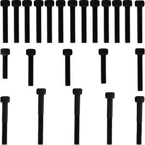 Kit parafusos aço liga tampa motor lateral esquerda+direita CBX200 Strada 1993 a 2003 XR200R NX200 1993 a 2003
