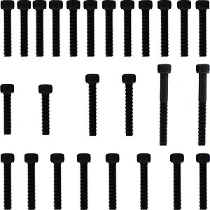 Kit parafusos aço liga tampa motor lateral esquerda+direita CR250R 1992 a 2001 CR250 2 tempos Honda