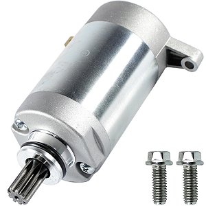Motor de partida arranque CG160 Cargo Fan Titan Start NXR160 Bros XRE190 com parafusos