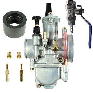 Carburador modelo Koso CG150 Titan 04/08 CG125 83/08 Today125 ML125 Turuna125 XLS125 28mm com torneirão de alta vazão