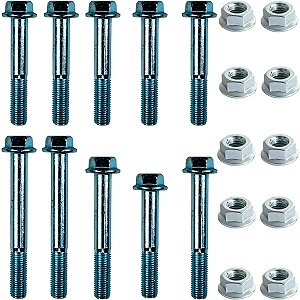 Kit parafusos suporte motor CG125 1977 a 1988 ML125 Turuna125 CG Bolinha Fixação motor Chassi