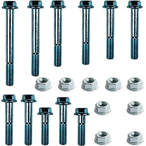 Kit parafusos suporte motor NXR125 NXR150 Bros 2009 a 2015 Fixação motor Chassi