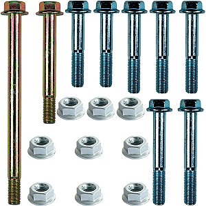 Kit parafusos suporte motor NX200 1993 a 2001 Fixação motor Chassi