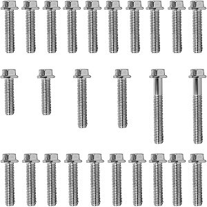 Kit parafusos zincados tampa motor lateral esquerda+direita CR250R 1992 a 2001 CR250 2 tempos
