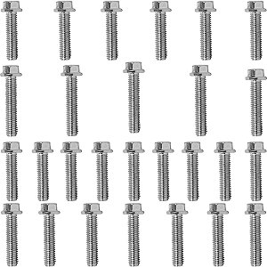 Kit parafusos zincados tampa motor lateral esquerda+direita XLX250R 1984 a 1992