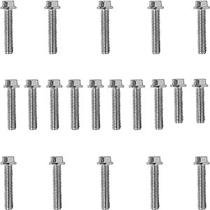 Kit parafusos zincados tampa motor lateral esquerda+direita Biz110I Pop110I 2016 em diante Biz110 Pop110