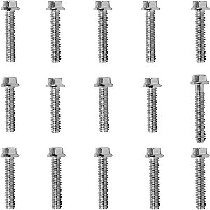 Kit parafusos zincados tampa motor lateral esquerda+direita XLR125 1996 a 2000