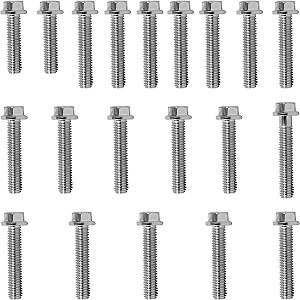 Kit parafusos zincados tampa motor lateral esquerda+direita XLS125 1984 a 1996 XL125 Duty 1984 a 1991