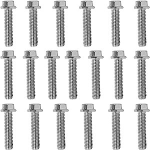 Kit parafusos zincados tampa motor lateral esquerda+direita CB400 1980 a 1983 CB450 1984 a 1994