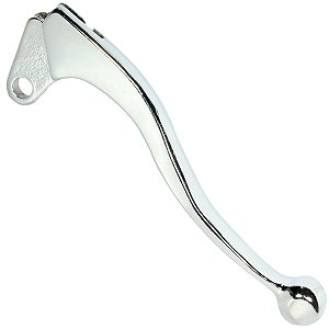 Manete de freio curto mini a tambor YBR125 Factor 2000 a 2016 cromado