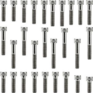 Kit parafusos inox tampa motor lateral esquerda+direita NX4 NX400 Falcon 1999 a 2015