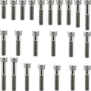 Kit parafusos inox tampa motor lateral esquerda+direita  CRF230F 2007 a 2020 CRF230 Nacional Honda