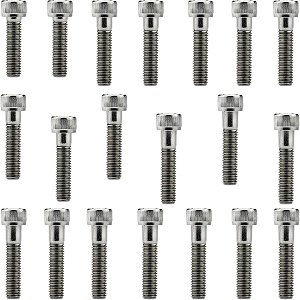 Kit parafusos inox tampa motor lateral esquerda+direita Biz110I Pop110I 2016 em diante Biz110 Pop110 Honda