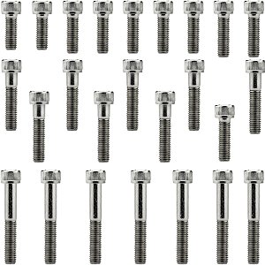 Kit parafusos inox junção carcaças internas motor CG150 Titan/Fan/Sport 2004 a 2015 Honda