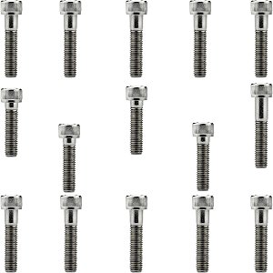 Kit parafusos inox tampa motor lateral esquerda+direita XLR125 1996 a 2000 Honda