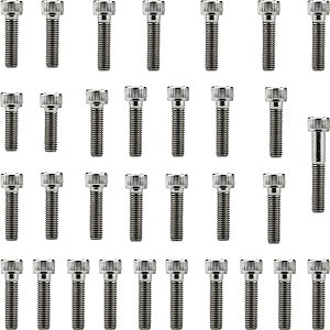 Kit parafusos inox tampa motor lateral esquerda+direita CBR250 2012 CB250R Honda