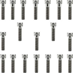 Kit parafusos inox tampa motor lateral esquerda+direita CB400 1980 a 1983 CB450 1984 a 1994 Honda