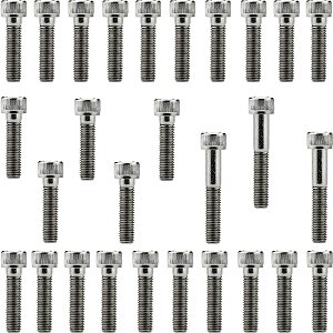 Kit parafusos inox tampa motor lateral esquerda+direita CB1300 Super Four 2007 a 2008 Honda