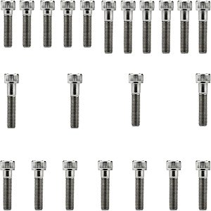 Kit parafusos inox tampa motor lateral esquerda+direita XRE190 NXR160 Bros 2016 em diante Honda