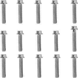 Kit parafusos zincados tampa motor lateral esquerda+direita CG125 1989 a 1999 Today125 1989 a 1994 CG125 Titan 1995 a 19