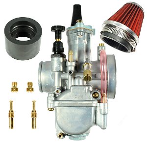 Carburador modelo Koso XT225 TTR230 TDM225 32mm com powerjet e filtro de ar esportivo