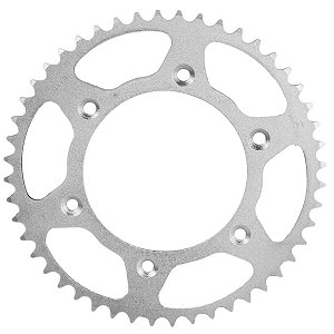 Coroa transmissão CRF150 CRF230 CRF250 CRF450 NXR125 NXR150 NXR160 Bros XRE190 48 dentes competição