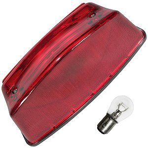Lanterna traseira completa com lâmpada YBR125 2006 a 2008 vermelha