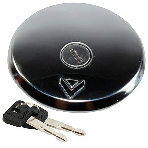 Tampa tanque de combustivel Intruder125 2002 a 2016 cromado