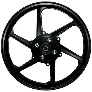 Roda traseira de alumínio liga leve freio a tambor NXR125 NXR150 NXR160 Bros com rolamentos
