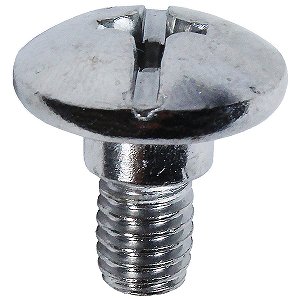 Parafuso Phillips especial cromado M6X12 tampa lateral direita CG125 CG150 CG160 2009 em diante