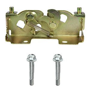 Trava suporte fechadura do banco Biz125 2006 a 2010 Jet50 2014 a 2020 com parafusos