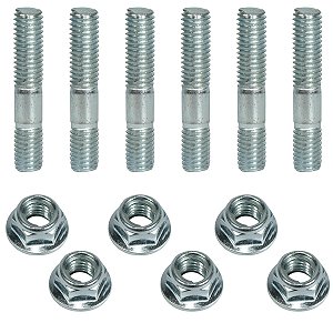 Kit parafusos prisioneiros coroa YS150 Fazer YBR150 Factor YBR125I Factor com porca