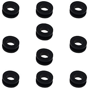Kit 10 coxim bucha traseiro escapamento escape CG125 CG150 Fan Titan 2009 a 2015 CG160 2016 em diante
